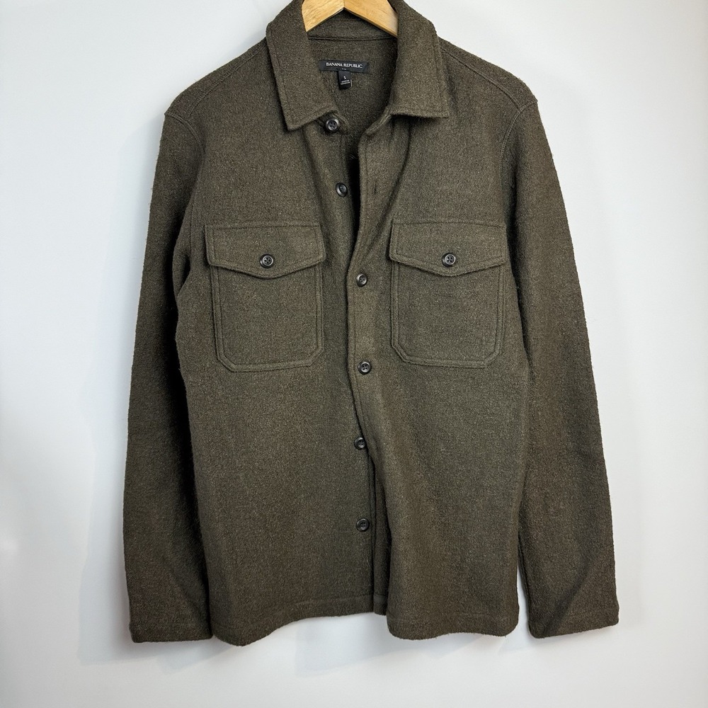Men's Olive Wool Jacket